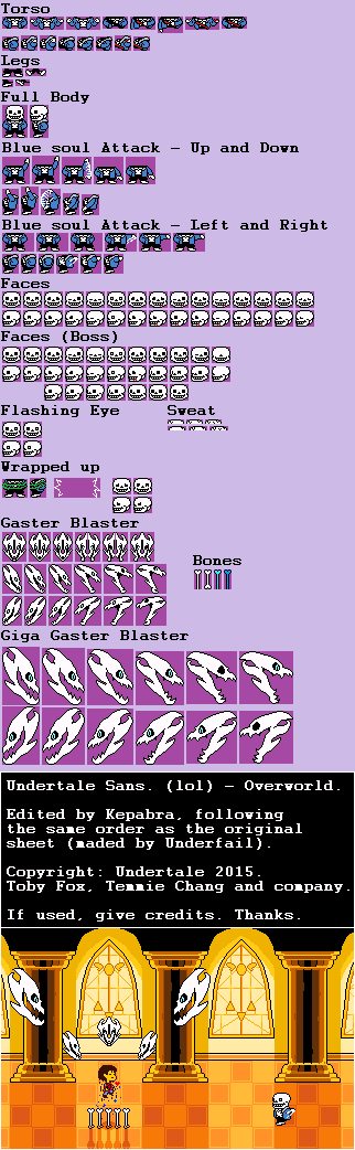 Custom Edited Undertale Customs Sans Expanded The Spriters Resource