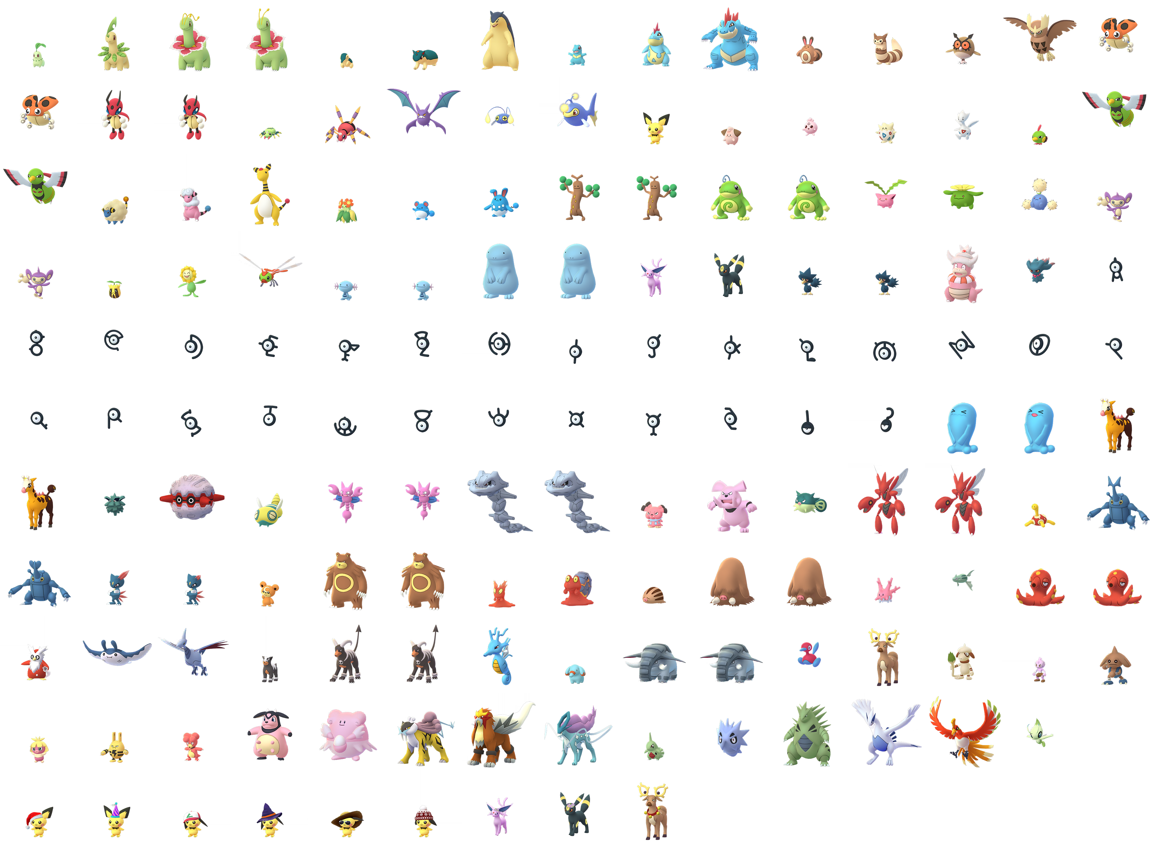 List of Pokémon (sprites gallery)