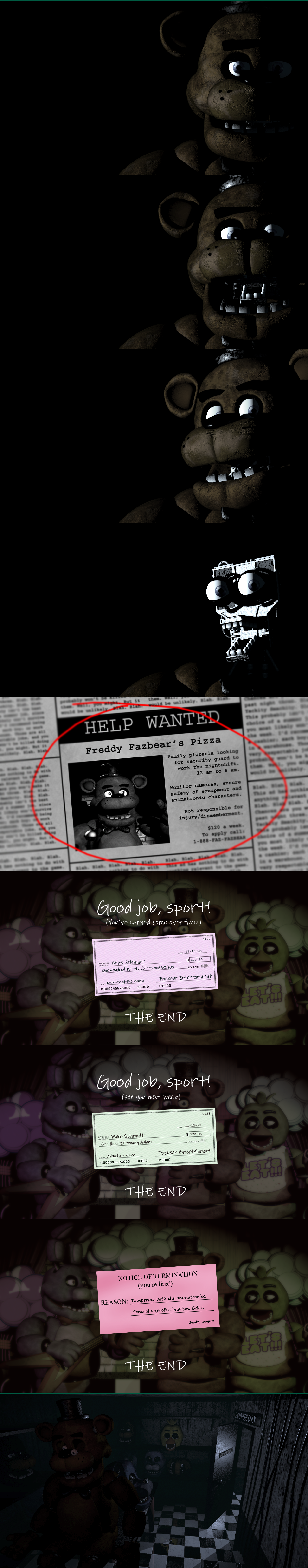 PC / Computer - Five Nights at Freddy's - Main Menu, Intro, & Endings - The  Spriters Resource