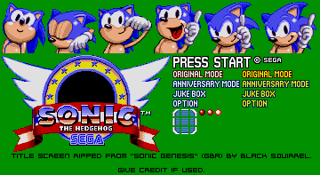 Game Boy Advance - Sonic the Hedgehog Genesis - Sonic - The Spriters  Resource