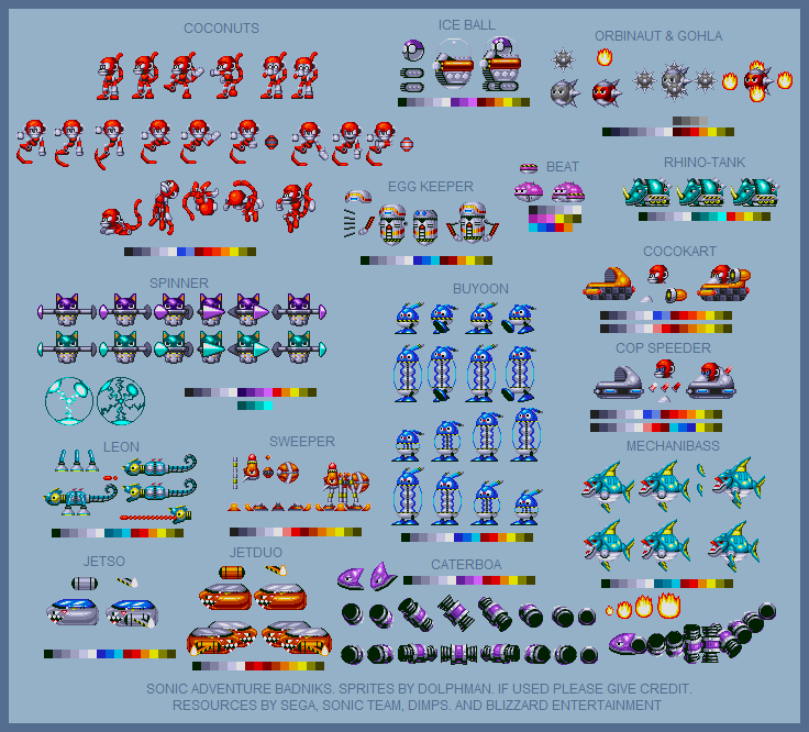 Custom / Edited - Sonic the Hedgehog Customs - Badniks (Sonic Colors &  Generations) - The Spriters Resource