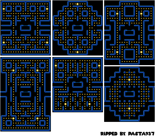 GameCube - Pac-Man Vs. - Mazes - The Spriters Resource