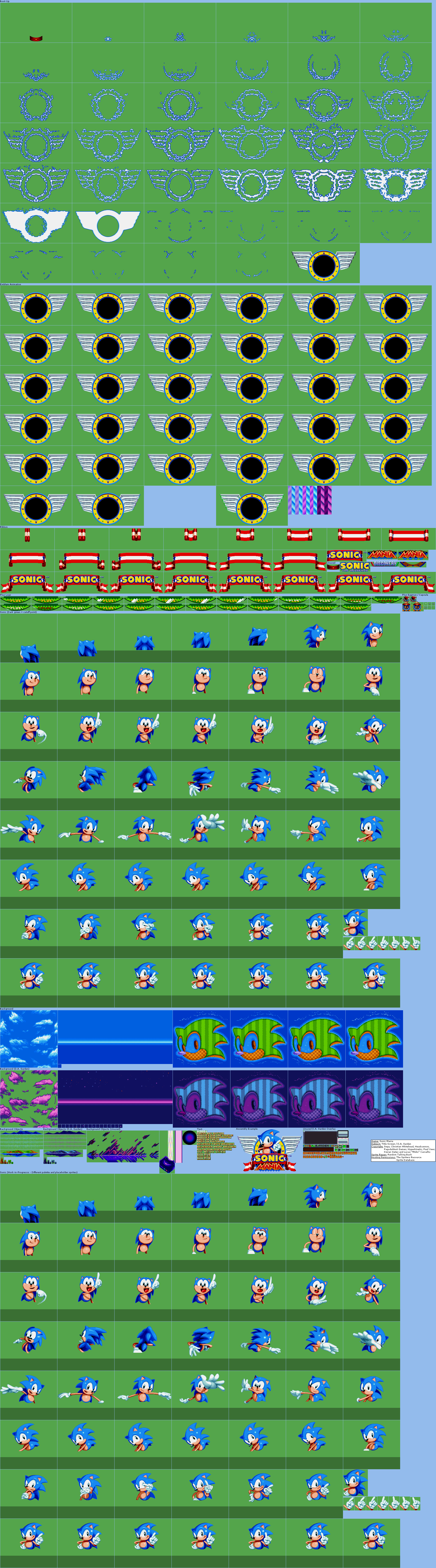 Do U Need A Transparent Sonic Mania Sprite Sheet By - Sonic Sprite