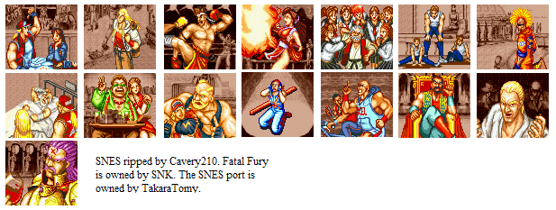 Neo Geo / NGCD - Fatal Fury Special - Endings - The Spriters Resource
