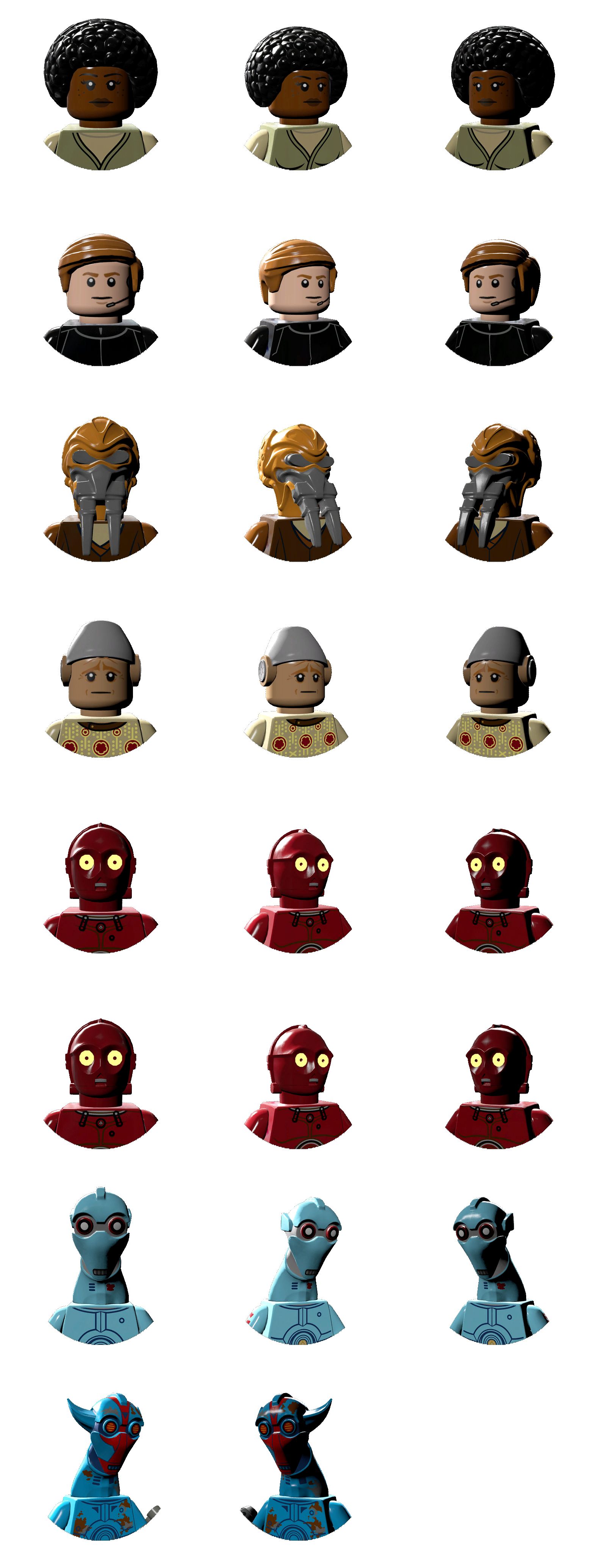 Katastrofe tabe Født PC / Computer - LEGO Star Wars: The Force Awakens - Character Icons (P) -  The Spriters Resource