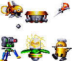 Badniks - Knuckles' Chaotix