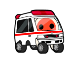 Ambulance Don & Kat - Taiko no Tatsujin Wii: Dodoon to 2-Daime! (JPN)