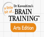 Title Screen - A Little Bit of... Dr. Kawashima's Brain Training: Arts Edition