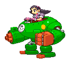 Tron Bonne and Servbot - Marvel vs. Capcom 2: New Age of Heroes