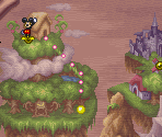 World Map - Magical Quest Starring Mickey Mouse