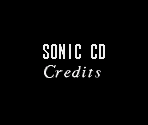 Credits - Sonic the Hedgehog CD