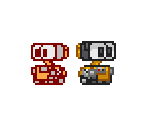 WALL·E (Super Mario Bros. 2 NES & SNES-Styles) - Disney / Pixar Customs
