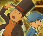 Title Screen - Professor Layton and the Unwound Future in HD