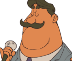Presenter - Professor Layton and the Unwound Future in HD