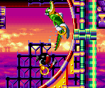 Marina Madness Level 1 (Sunset) - Knuckles' Chaotix