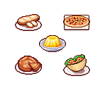 Dishes Icons - Cooking Mama 2: Dinner With Friends