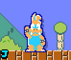 Playable Larry Koopa (SMM2, SMB1 Style) - Mario Customs