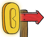 Coin and Exit Sign - Cuphead: Don't Deal With the Devil!