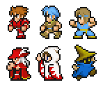Battle Sprites - Final Fantasy (Pixel Remaster)