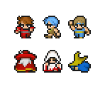 Overworld Sprites - Final Fantasy (Pixel Remaster)
