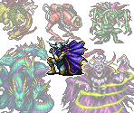 Enemies & Bosses - Final Fantasy (Pixel Remaster)
