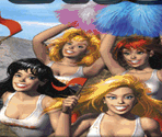 Logos and Title Screen - Hooters Road Trip (USA)