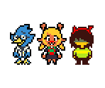 Berdly, Noelle & Kriss (Flashback, Expanded) - Deltarune Customs
