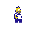 Homer Simpson (Zelda 2-Style) - The Simpsons Customs