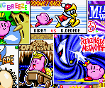 Corkboard & Game Select - Kirby Super Star