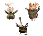 Background Characters - Kung Fu Panda: Showdown of Legendary Legends