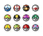 Poké Balls - Pokémon Ruby / Sapphire