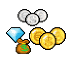 Diamond and Coins - Plants vs. Zombies