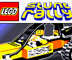 Start Screen, Language Select Screen & Title Screen - LEGO Stunt Rally