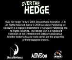 Copyright Screen - Over the Hedge
