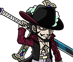 #0227 - Hawk Eyes Mihawk - One Piece: Treasure Cruise