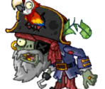 Pirate Captain Zombie - Plants vs. Zombies 2