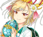 Yachie Kicchou (Oni-Shaped Teal White Tortoise) - Touhou LostWord