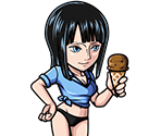 #0682 - Ice Cream-Loving Robin - One Piece: Treasure Cruise