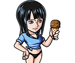 #0683 - Ice Cream-Loving Robin - Chocolate Ice Cream - One Piece: Treasure Cruise