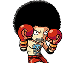 #0570 - Monkey D. Luffy - Davy Back Fight: Afro - One Piece: Treasure Cruise
