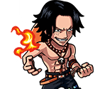 #0075 - Portgas D. Ace - Flame Mirror - One Piece: Treasure Cruise