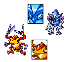 Monsters - Space-Net: Cosmo Red / Cosmo Blue (JPN)