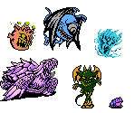 Enemies & Bosses - Final Fantasy 4 (Bootleg)