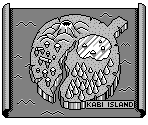 Stage Select & Map Screen - Kabi Island - Gold in Island