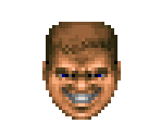 Doom Guy / Unnamed Marine Face HUD - DOOM / DOOM II