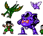 Enemies & Bosses - Dragon Ball Adventure (Bootleg)