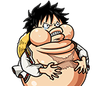 #2032 - Monkey D. Luffy - I Can't Eat Any More - One Piece: Treasure Cruise