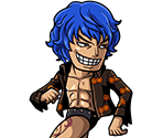#1766 - Blue Gilly, Longleg Tribe - Jiaokungdo Martial Artist - One Piece: Treasure Cruise