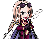 #0804 - Black Cage Hina - Navy HQ Captain - One Piece: Treasure Cruise
