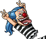 #1301 - Prisoner: Buggy - One Piece: Treasure Cruise